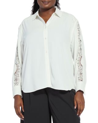 Natasha Lace Trim Shirt