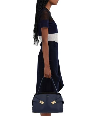 Hug Soft Leather Shoulder Bag