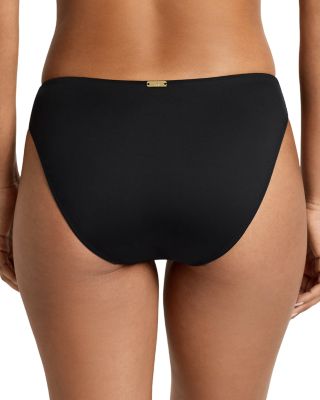 Curved Waist Mid Rise Bikini Bottom