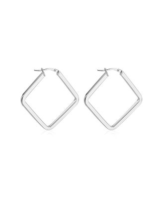  Sterling Silver Quad Midi Hoops