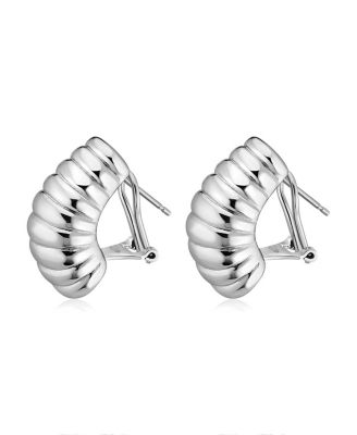  Sterling Silver Lady Finger Drop Earrings