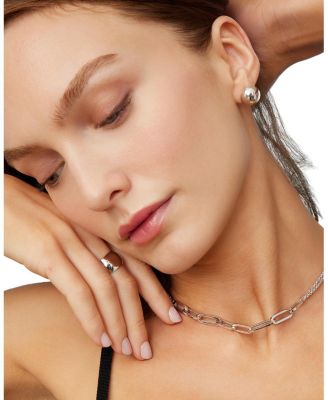  Sterling Silver Belle of the Ball Button Studs