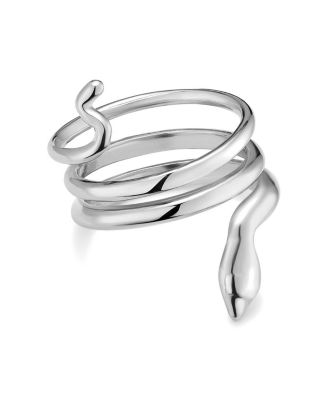  Sterling Silver Snake Wrap Ring