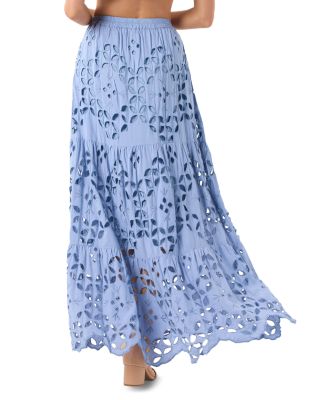 Bora Bora Eyelet Cutout Skirt