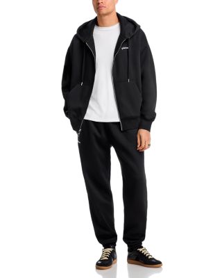 Zip Front Logo Hoodie