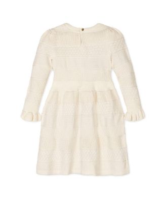 Girls' Organic Long Sleeve Ruffle Cuff Sweater Dress - Little Kid, Big Kid