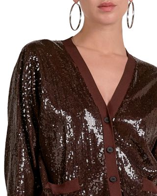 Relaxed V Neck Cardigan