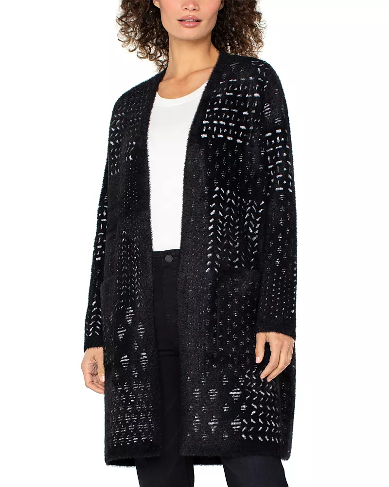 Liverpool Los Angeles Open Front Sweater Coat