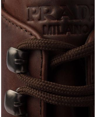 Men's Laced Leather Booties