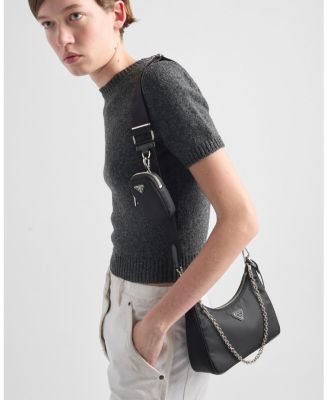 Re-Edition 2005 Re-Nylon Bag with Saffiano Mini Bag