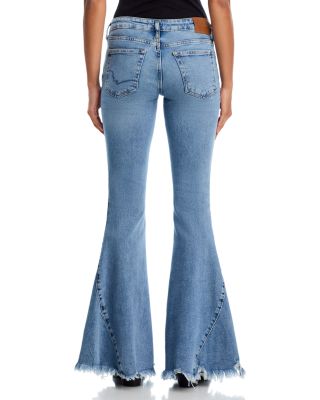 Emre High Rise Flare Jeans in Poppy Blue