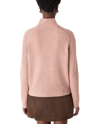 Funnel Neck Wool Sweater 