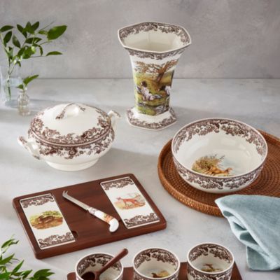 Woodland Hexagonal Vase, 10.5&amp;quot;