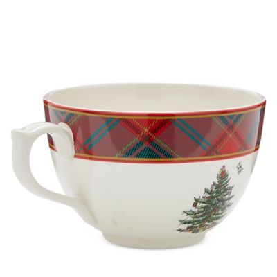 Christmas Tree Tartan Jumbo Cup
