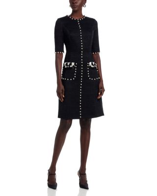 Teri Jon by Rickie Freeman - Boucl&eacute; Embellished Dress