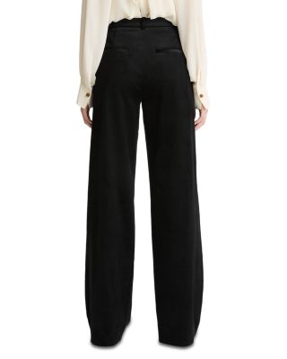 Velvet Wide Leg Pants