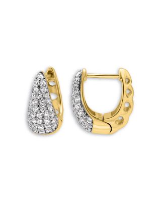 Cubic Zirconia Huggie Hoop Earrings – Exclusive