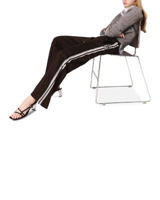 Polympic Straight Striped Trousers