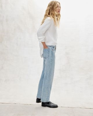 Harlow High Rise Ankle Straight Jeans in Lou1