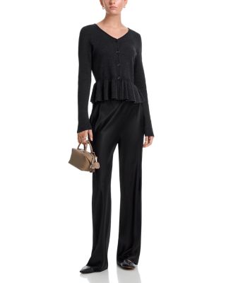 The Bee V Neck Peplum Top