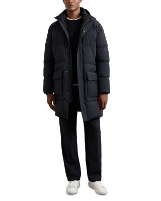 Moon Longline Quilted Down Coat