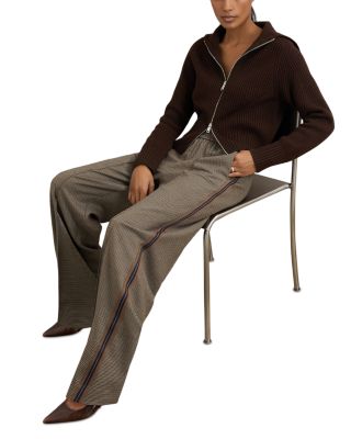 Tarley Side Stripe Check Pants