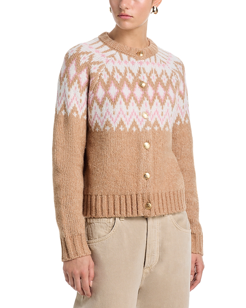 525 Fair Isle Cardigan Sweater