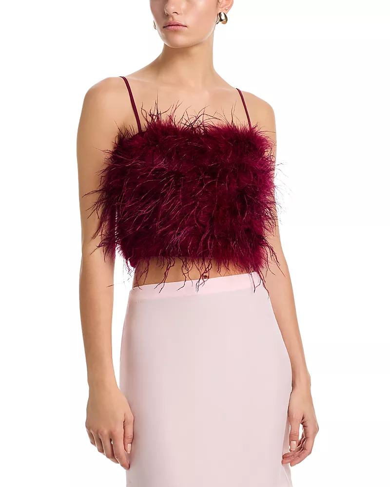 Lucy Paris Milly Feather Top