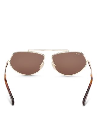 Geometric Sunglasses, 60mm