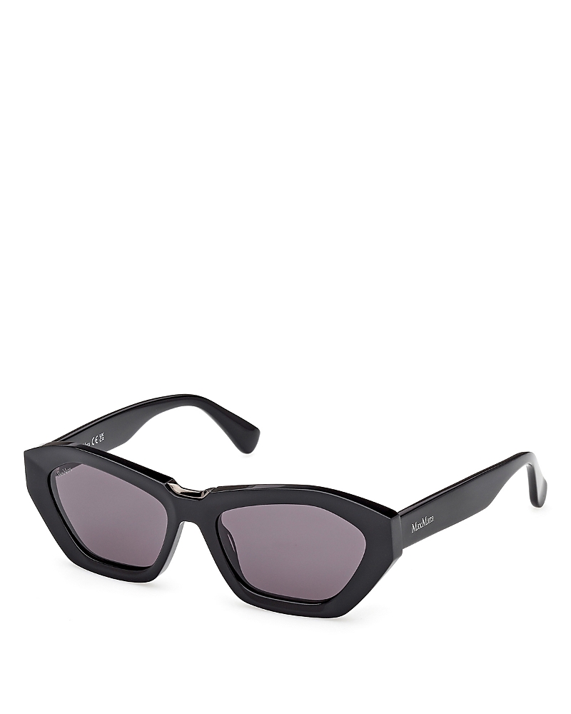 Max Mara Geometric Sunglasses, 54mm In Black