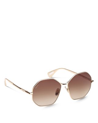 Geometric Sunglasses, 57mm