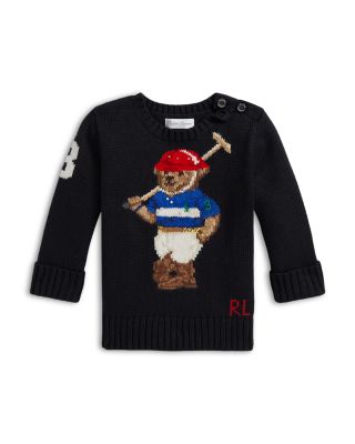 Boys' Polo Bear Crewneck Sweater - Baby