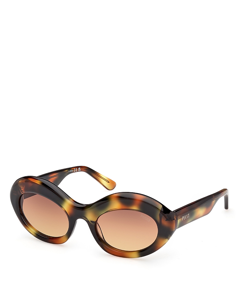 Pucci Oval Sunglasses, 52mm · OS