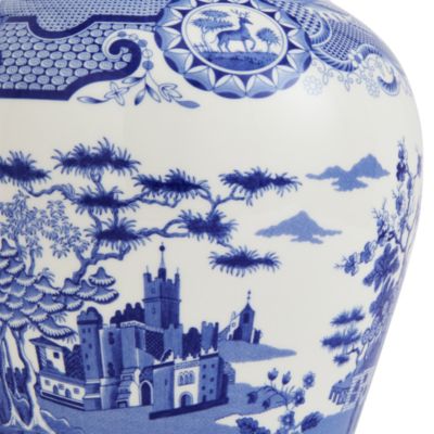Blue Room Gothic Castle Ginger Jar
