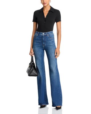 Crosbie High Rise Wide Leg Jeans in City Lights