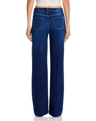 Clayton High Rise Wide Leg Jeans in Sterling