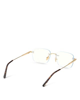 Rectangular Blue Light Glasses, 54mm