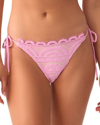 Lace Side Tie Bikini Bottom