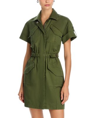 Clotilde Cotton Drill Utility Dress