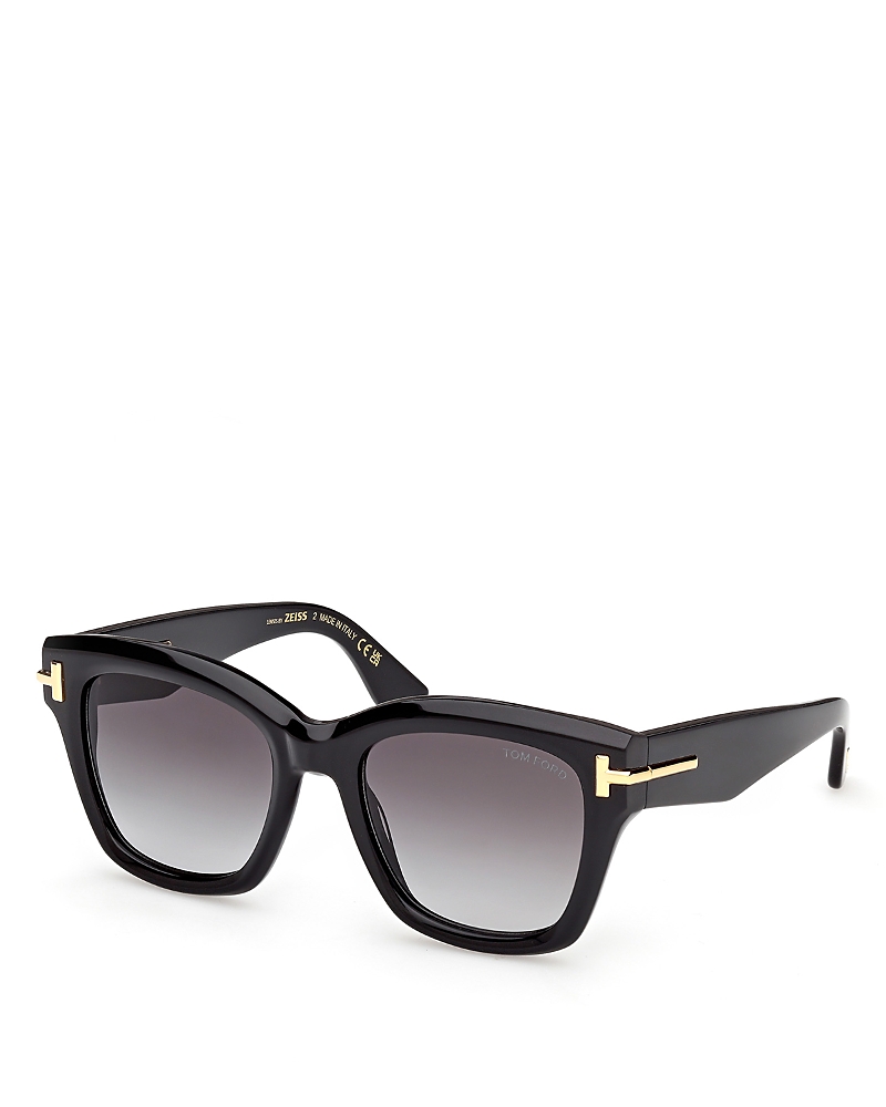 Tom Ford Butterfly Sunglasses, 53mm In Black