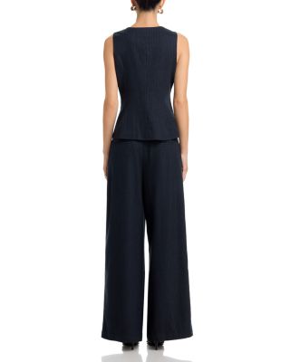 Pinstripe Rhinestone Button Pants - Exclusive