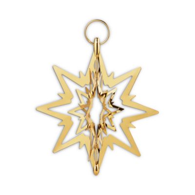 Gold Plated Star Tree Topper, Small