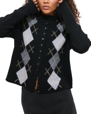 Taylor Argyle Cardigan Sweater 