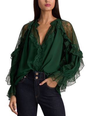 Aleena Lace Inset Blouse