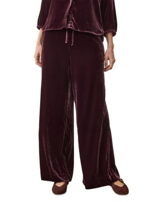Velvet Drawstring Pants