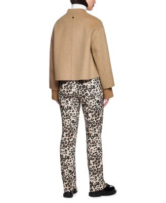 Oversized Jacket with Cuffed Sleeves