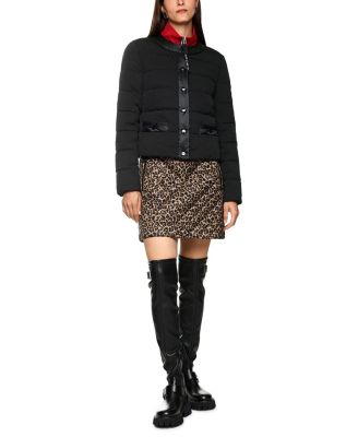 Quilted Jacket with Nylon Details