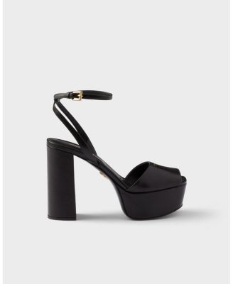  Nappa Leather Platform Sandals