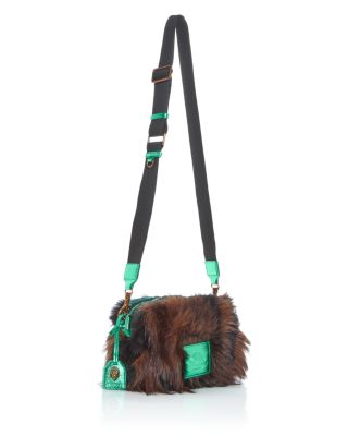 Southbank Faux Fur Camera Crossbody Bag