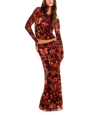 Brace Ambar Mesh Maxi Skirt 